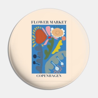 Flower Market (Original) Pin