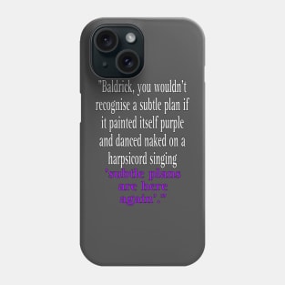 Subtle plans Phone Case