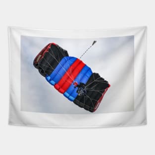 Tricolor Skydiver at Hahnweide Airfield, Germany Tapestry