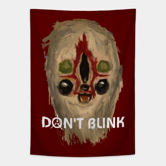 Don't Blink SCP-173 Tapestry by figue