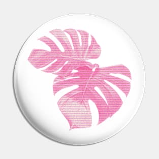 glitchy monstera leaves Pin