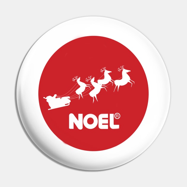Noel Logo Pin by karimydesign