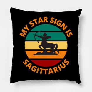 My Star Sign Is Sagittarius | Sagittarius Zodiac Sign Pillow