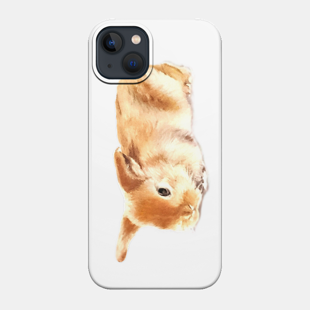 Adorable baby bunny painting! - Bunny - Phone Case