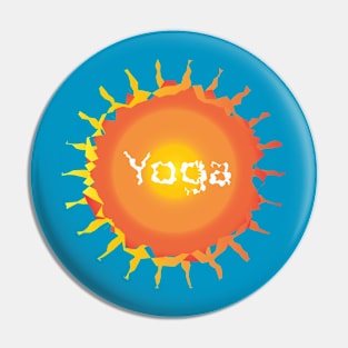 Sun Hot Yoga Pin