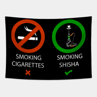 Shisha Hookah Vaping Smoking Smoker Gift T-Shirt Tapestry