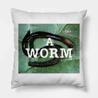 Retro Lee and Herring A Worm When Insects Attack Pillow