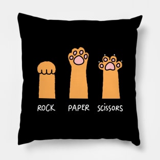 Rock Paper Scissors Pillow