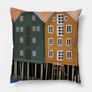 Trondheim Trøndelag Norway Pillow