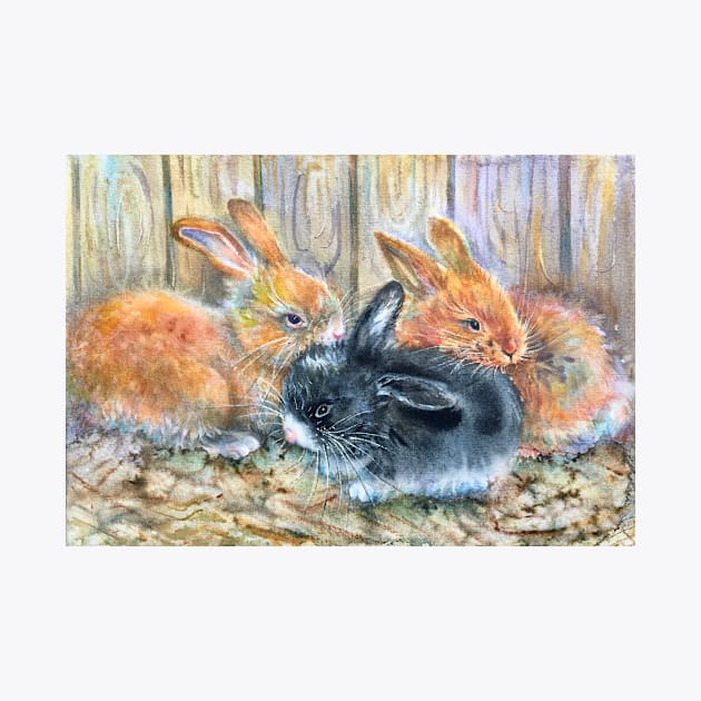 Cute rabbits. by EL_ART