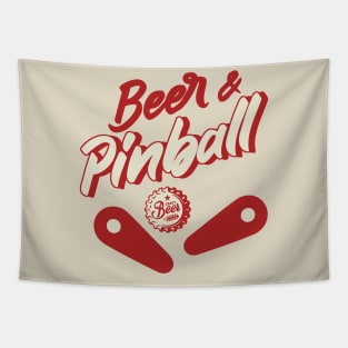 Beer And Pinball Tapestry