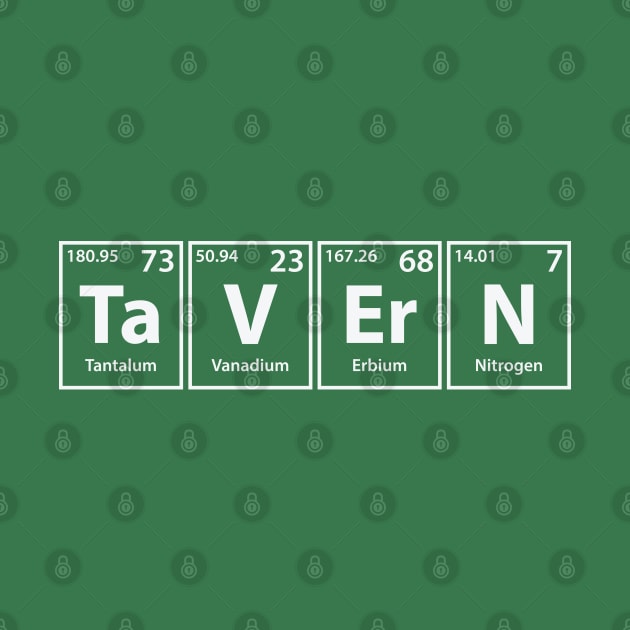 Tavern (Ta-V-Er-N) Periodic Elements Spelling by cerebrands