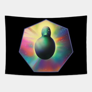 Cosmic duckie rubber duck Tapestry