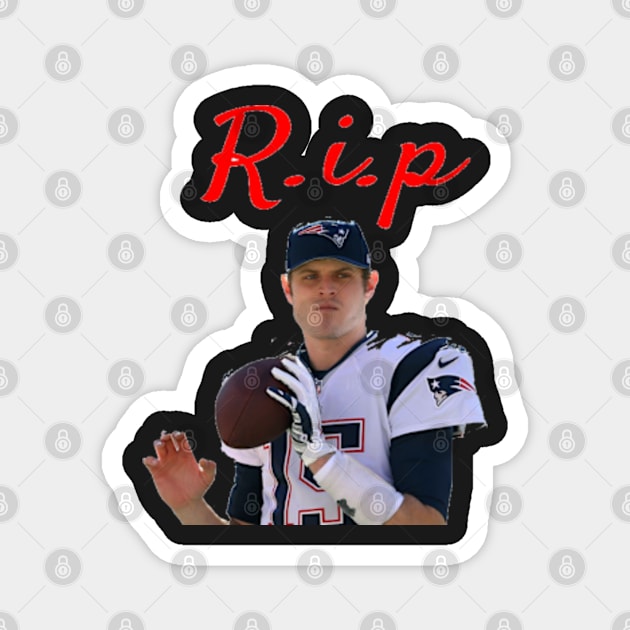 Rest In Peace Ryan Mallett, RIP Ryan Mallett Magnet by Drmx