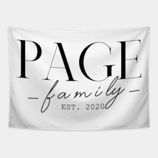 Page Family EST. 2020, Surname, Page Tapestry