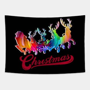 Santa in here premium design Tapestry