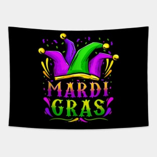Hat Cute Mardi Gras Funny Mardi Gras Beads Men Womens Kids Tapestry