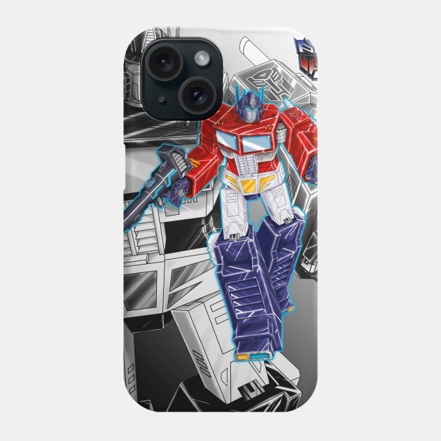 Transformers Optimus Prime Phone Case by Dibujartpe