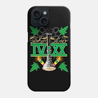 "IV:XX Tokin' Time" Cannabis Culture Graphic Phone Case