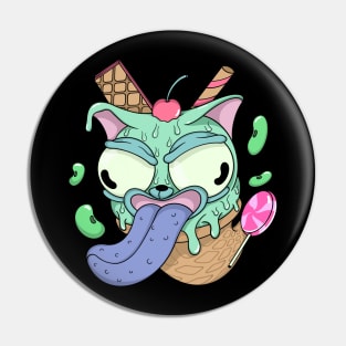 zombie ice cream Pin