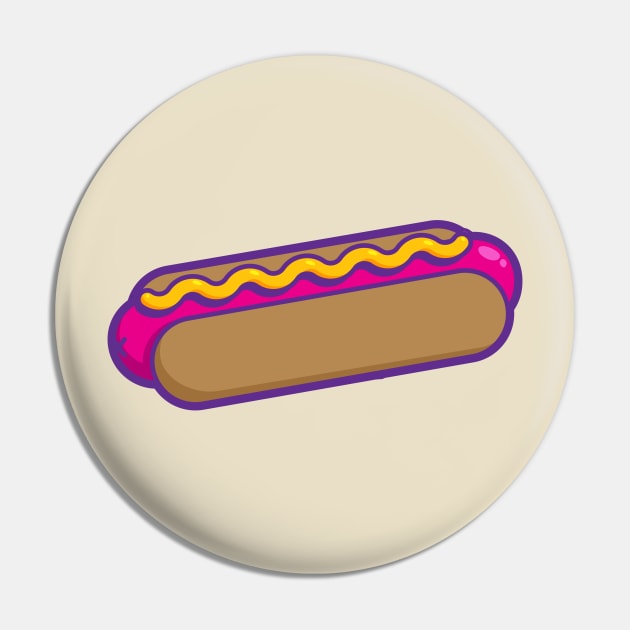 Hot Dog Pin by beopots