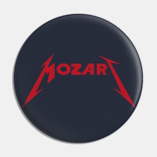 MetalMozart RED Pin