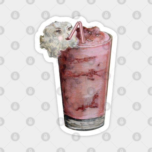 Pink Drink Decadent Sip Magnet by moonfreakformula