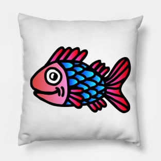 Pink Head Fish Pillow