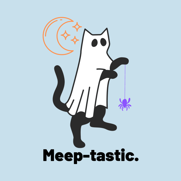 Meep-tastic Ghost Cat by TheMavenMedium