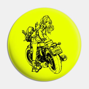 Woman moto Pin