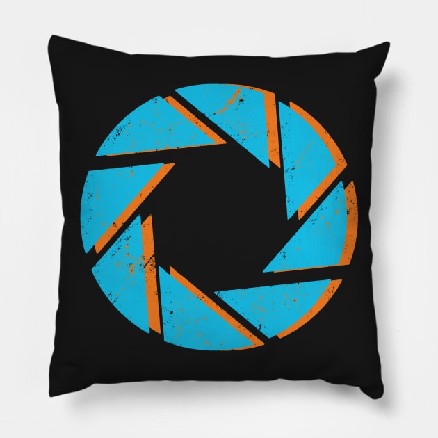 Portal Symbol Pillow by GiovanniSauce