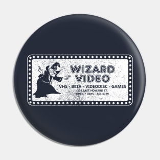 Wizard Video (weathered) Pin