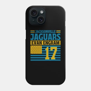 Jacksonville Jaguars Engram 17 American Flag Football Phone Case