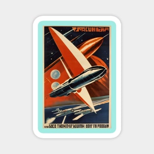 Soviet union space program poster Magnet