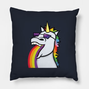 flippingunicorn Pillow