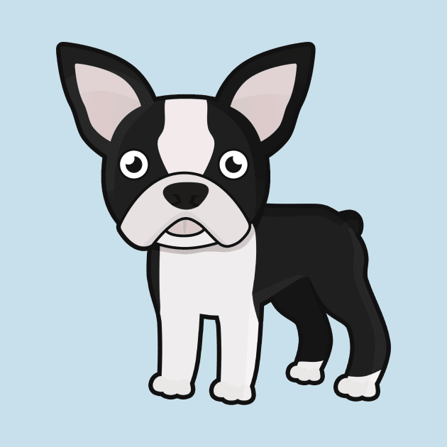 Kawaii Boston Terrier by KawaiiNir