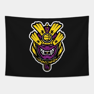 Los Angeles Lakers Samurai Mask Tapestry