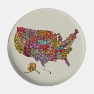 Land of Flower Pin