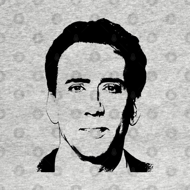 Discover Nicolas Cage Pop Art Portrait - Nicolas Cage - T-Shirt