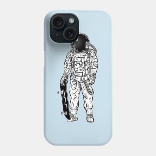 Skateboard Astronaut Phone Case