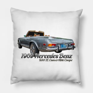 1969 Mercedes Benz 280 SL Convertible Coupe Pillow