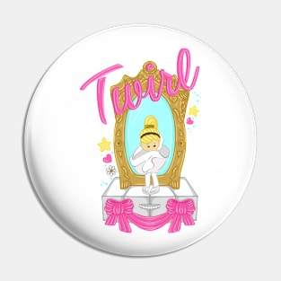 Twirl Girl Pin