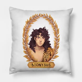 Dionysus Greek God Modern Version Greek Mythology Pillow