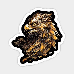 gold eagle Magnet