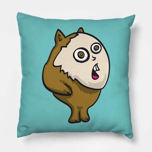 Furry Creature Pillow by W00D_MAN