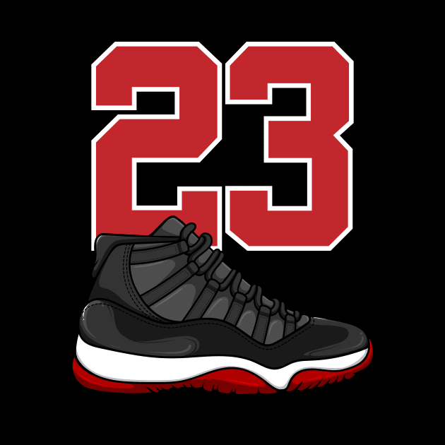 AJ 11 Retro Playoffs Sneaker by milatees