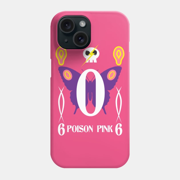 Poison Pink Phone Case by PuakeClothing