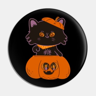 Treat or Kitty Pin