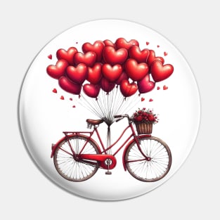 Valentine Bicycle Pin