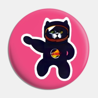 Blast off with the Astronaut Cat: The Feline Explorer that's out of this world! Pin